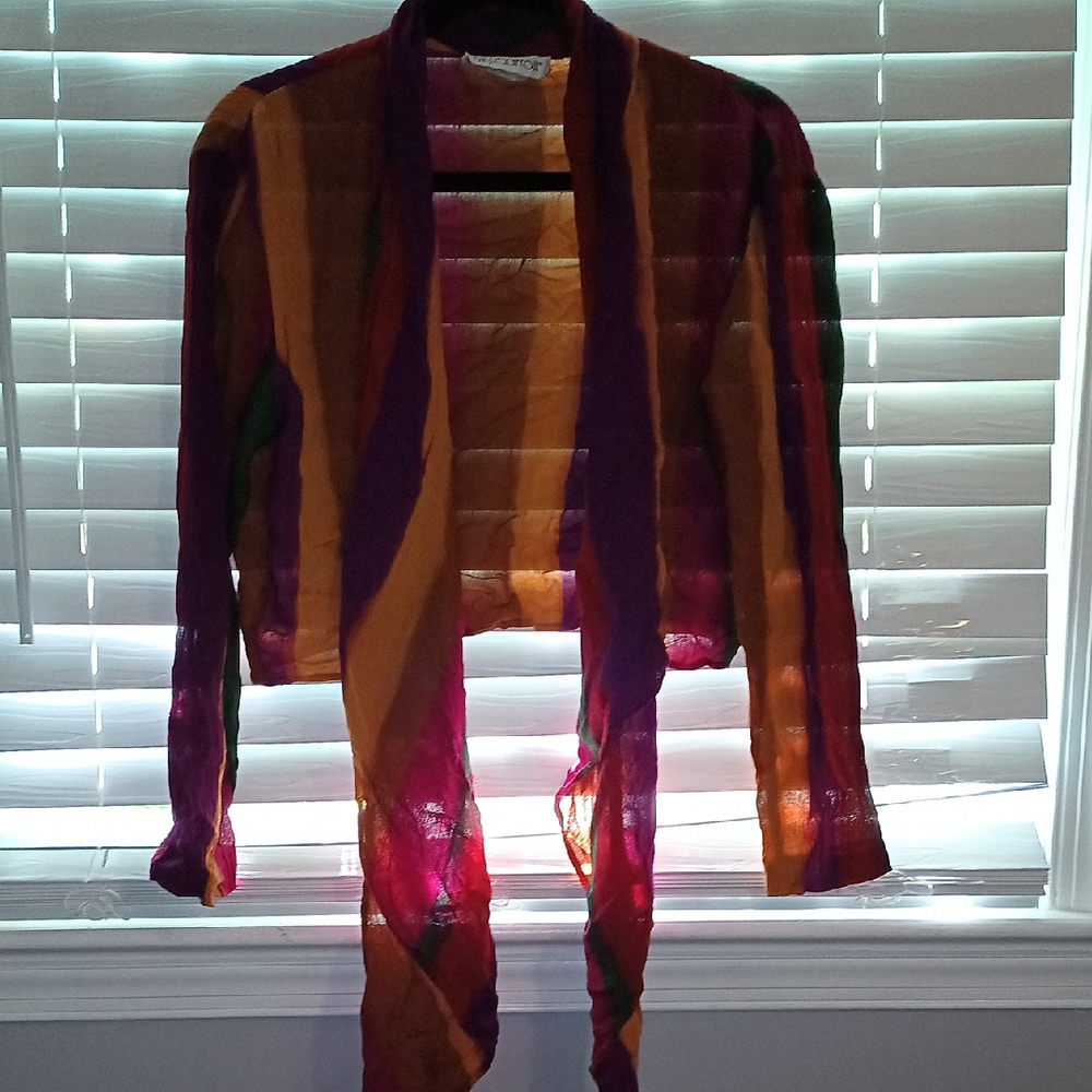 Colorful Striped Women's Top